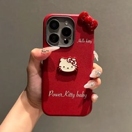 Simple Hello Kitty Apple 16promax/15pro Shock-resistant 12Pro13PRO Phone Case 14PRO New Magnetic