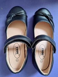 FROG FOOTCARE 黑色蝴蝶結女童鞋 尺碼33