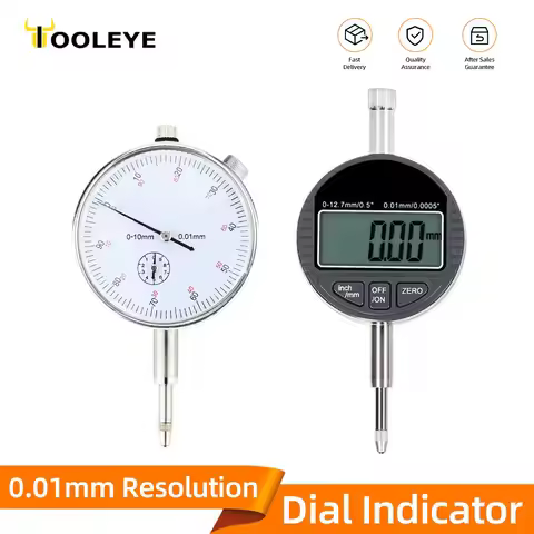 0-10mm/30mm Dial Indicator Precision Comparator Dial Bore Gauge Indicator Micrometer Measurement Too