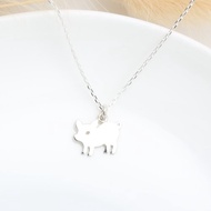 【Angel & Me】幸福 小豬 豬事順利 s925 純銀項鍊 生日 禮物