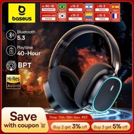 Baseus GH02 Gaming Wireless Headphone with Mic Over-Ear Headphones Bluetooth 5.3 40mm Driver 2.4G/Wi
