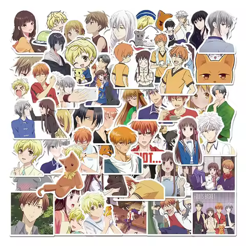 10/50/100PCS Anime Fruits Basket Sticker Cartoon Cute Graffiti Decoration Skateboard Laptop Guitar W