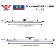 WriteBest Plan Hanger Clamp A1 760mm/ A0 885mm / A1 Plan Hanger/A0 Plan Hanger/A1 size Plan Hanger/ 