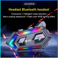 COD Kebidumei Intercom Helm Bluetooth Headset Helmet Motorcycle RGB - Y20 / intercom helm waterproof