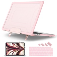 Air13.6 inch Shockproof Kickstand Case For MacBook Air 13 A3240 A3113 A2681 2025 2022 2024 Hard Plas
