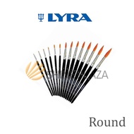 Acrylic Oil Watercolor Painting Brush Lyra Poster Round No. 00 1 2 3 4 5 6 7 8 9 10 12 - Watercolor 