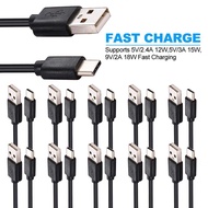 [Hot K] USB C สายชาร์จ3A Quick สายชาร์จสายชาร์จสำหรับ Samsung Galaxy A60 A51 A50 A42 A41 A40 A32 A31 A30 A21 A20 A12