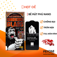 Kính Cường Lực iphone KingKong phủ Nano Siêu Chống Bụi 7 Plus/8 Plus/X/Xs Max/11/12/13/14/15/16/Pro/