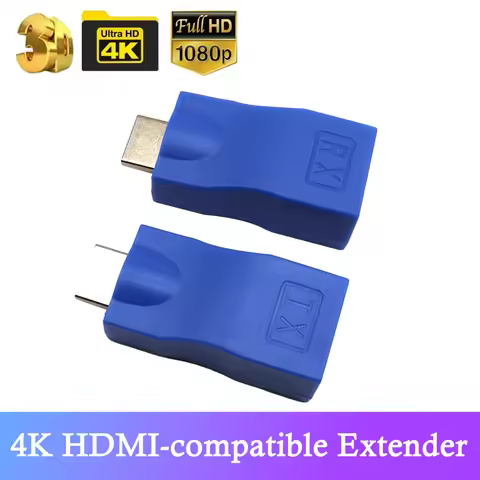 4K HD HDMI-compatible Extender RJ45 LAN Network Extension Transmitter Receiver TX RX Cat5e CAT6 Ethe