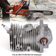 กระบอกสูบลูกสูบ38มม. อะไหล่ทดแทนสำหรับเลื่อยยนต์ชุดประกอบเพลาข้อเหวี่ยงสำหรับ MS180 MS170 018