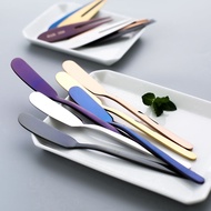 EHONGHONG Stainless Steel Butter Knife Fruit Fork Spreader Easy Spread Cold Hard Butter Cheese Jams Knifes Cutlery Breakfast Tool  1pc