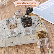 NECKLACEMASK Perfume Bottle, Pendant Style 8ML Empty Bottle, Portable Refillable Glass Car Fragrant 