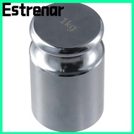 ESTRENAR Scale Calibration Weight, 1KG Silver 1000 g Calibration Weight, Accurate Stainless Steel Hi