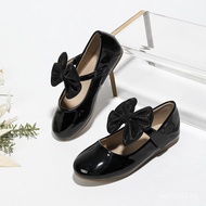Big Kids Cross-Border Trade Single Shoes Loafers2025Girls Dance Shoes Princess Shoes New Flat Shoes 