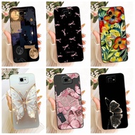 For Samsung Galaxy J7 Prime Casing G610F G610M G610Y Fashion Butterfly Soft TPU Cover For Samsung J7
