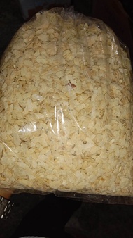 Emping beras ketan ukuran satu bambu