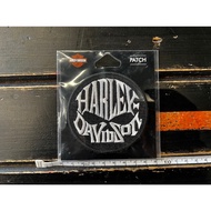 Harley-Davidson 3in Jacket. Embroidered Willie G Skull Text Emblem Sew-On Patch-Black 682608011918