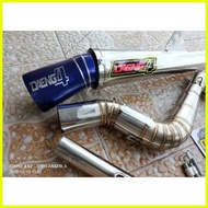 ∇ DAENG SAI4 OPEN PIPE WITH SILENCER FOR BAJAJ CT 100 OLD