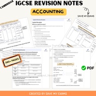 IGCSE Accounting Revision Notes (Save My Exams | SME)