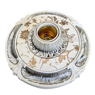 FITING LAMPU HIAS ORNAMEN PLAFON GYPSUM PVC GRC