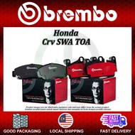 Honda Crv SWA , TOA Front / Rear Disc Brake Pad Brembo Metalic / Ceramic Nao Pads [Original] 2007-20