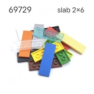 Moc Assembled Building Blocks Compatible with 69729 Small Particle Parts 2x6 Glossy Flat