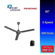 Pensonic 5 Speed Regulator Control Ceiling Fan (60 Inch) PCF-6003A(BK)