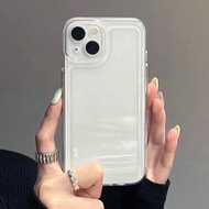 เคสไอโฟน11 Space Case Transparent case for iPhone 11 12 13 14 Pro Max 15 Pro Max iPhone XR 7 8 Plus X XS Max SE 2020 Shockproof Dust Resistant Soft TPU Back Cover