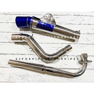 OPEN PIPE AUN MOTORCYCLE EXHAUST