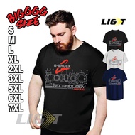 BIG SIZE G S H O C K JAPAN Limited Design Cotton Jersey Shirt Oversized Baju Besar 7XL 6XL 5XL