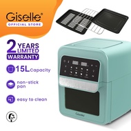 ♩Giselle 8-in-1 Digital Air Fryer with Front Door Design  Touch Sensor Timer Temperature Control (15L1400W) - KEA0271✸