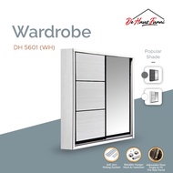 【𝐃𝐞𝐇𝐚𝐮𝐳_𝐅𝐮𝐫𝐧𝐢】5 feet Sliding Doors Wardrobe / 5ft X 7ft Sliding Wardrobe / Almari Baju 5 Kaki / 5尺衣橱