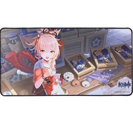 600*300*3mm DIY Genshin Impact Play Mat Hu Tao Yoimiya HD Printing Rubber Mouse Pad Table Pad Anime