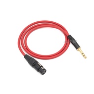 Dây balance XLR-female to TRS 1/4inch 6.35mm (canon cái ra 6ly stereo)