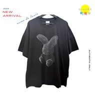 T-Shirt ADLV BLACK FUZZY RABBIT