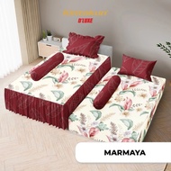 Seprei Deluxe Kintakun 2 in 1 Ukuran 120x200 Duo Seprai Sorong Seprai Kasur Double