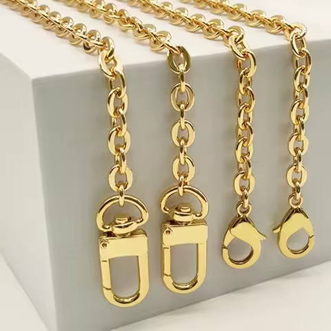 Golden Bag Chain Replacement Bags Strap For LV Women's Bag Metal Extension Chains Underarm Crossbody