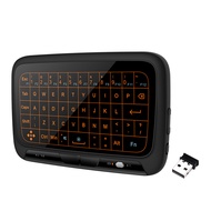 VAORLO 2.4Ghz Mini Wireless Keyboard H18+ Touchpad Combo with 3 Level Backlit Rechargeable Full Scre
