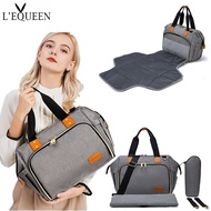 27S Lequeen Large Capacity Disassembled as a Bed Mummy Travel Backpack Diaper Bag Mummy Matern b9M