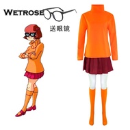 [Wetrose] Scooby Doo Velma Daphne cosplay Halloween role-playing costume  cosplay Costume Suit Set