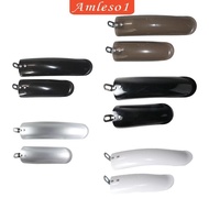 [Amleso1] 2x Folding Bike Mudguard Front &amp; Rear Fenders Guard Accessories