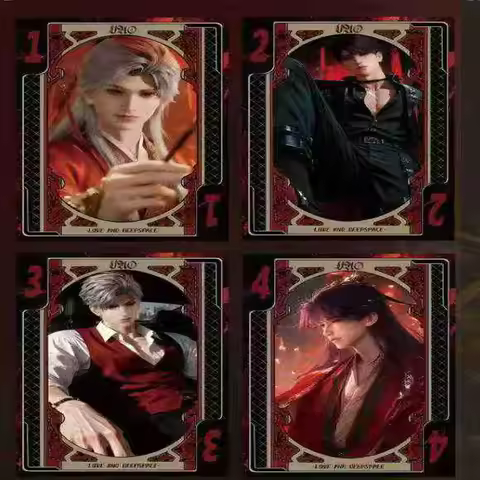 180Pcs/Love And Deepspace Collector UNO Card Game Limited Gacha Box Set Official Anime Trading Cards