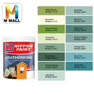*📌📌*  (1772-1814) 5L Nippon Paint Exterior Weatherbond Delightful Greens & Blue Greens