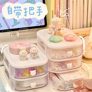 COD+Arrange Stationery Storage Box Table Student Drawer Pen Holder Tabletop Shelf desktop organizer