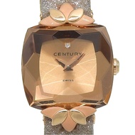 Century Bolero 腕錶 966.2.F.M80.70.KIG，18K黃金錶殼 x 皮革錶帶，石英機芯，指針式顯示，金色錶盤，女士款 [二手]