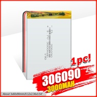 exciting✗✽306090 3000 mah 3.7 V Supply lithium battery polymer Rechargeable For Bluetooth Headset MP