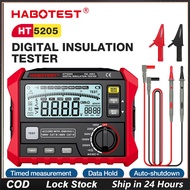 HABOTEST📢HT5205 2500V Digital Insulation Tester Multimeter Megohmeter Insulation Resistance Tester D