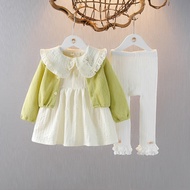 Western Style Spring Autumn One Year Old Baby Dress Suit Dress 1-4 Baby Girl Princess Dress Little G
