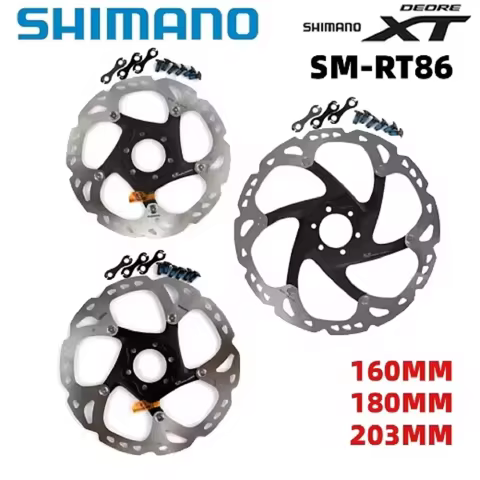 SHIMANO XT SM RT86 tecnología de punto de hielo disco de freno 6 pernos M8000 disco de bicicletas de