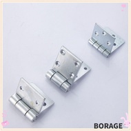BORAG Door Hinge, Heavy Duty Steel Connector Flat Open, Useful Interior Soft Close No Slotted Wooden  Hinges Furniture Hardware Fittings